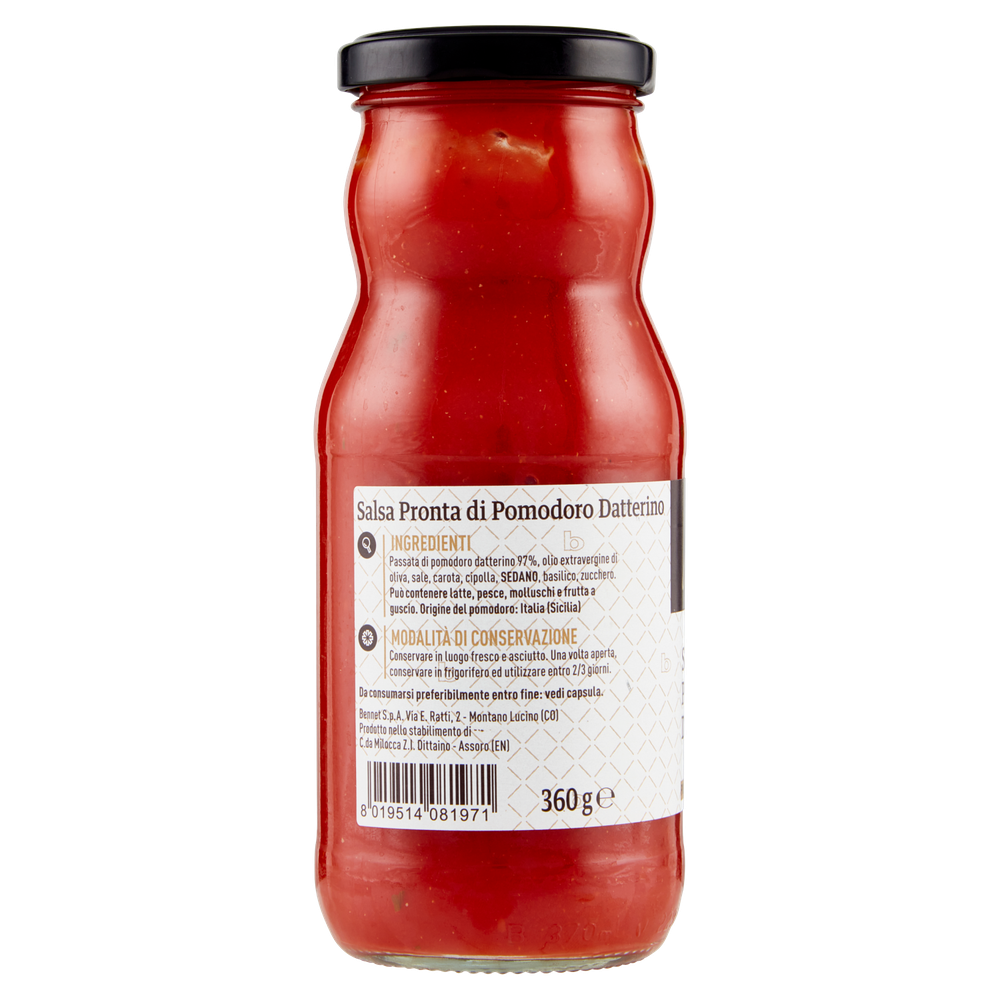 Salsa Di Pomodoro Datterino Selezione Gourmet Bennet - Foto 2