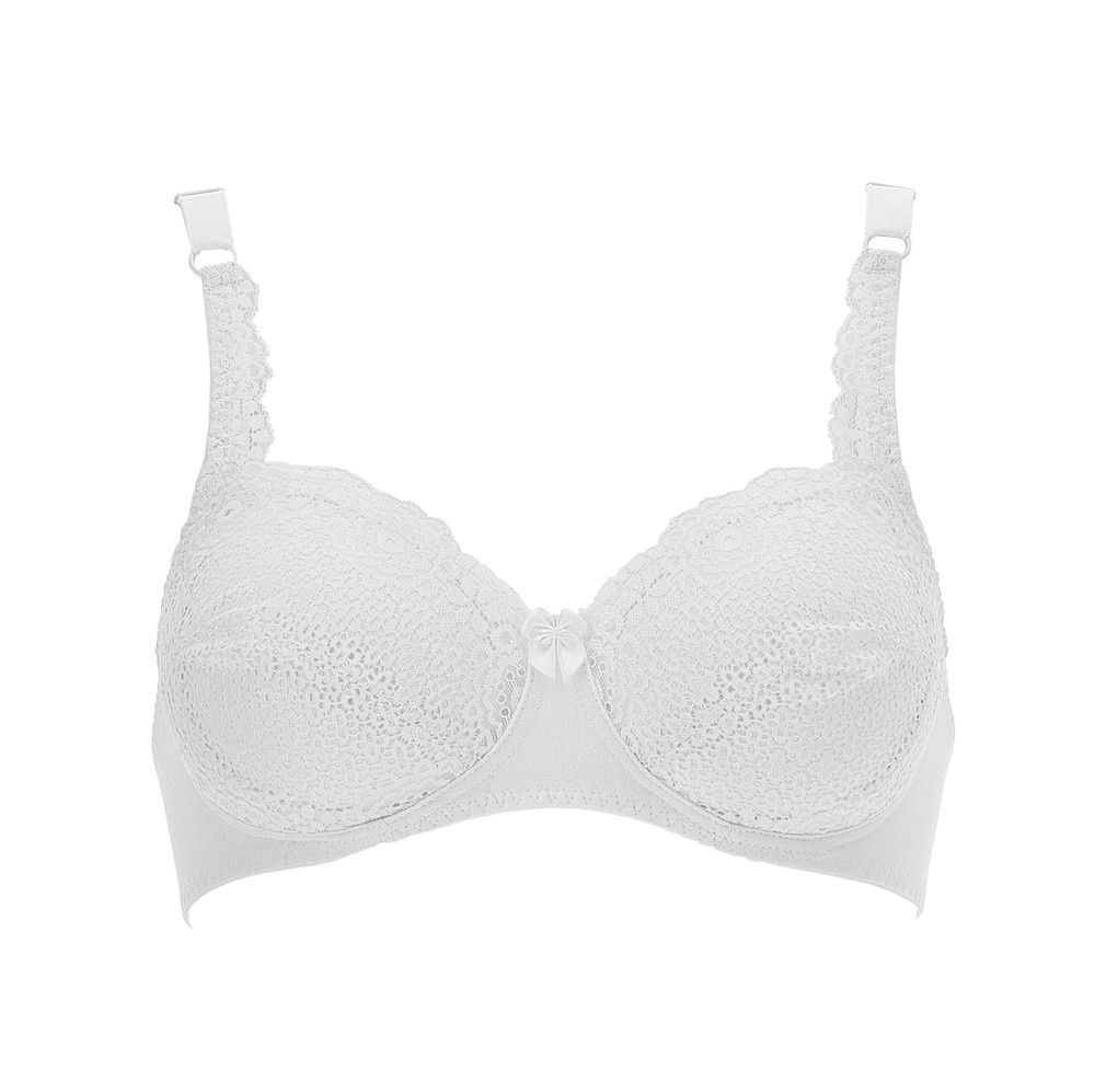 Reggiseno Classico Coppe In Morbido Pizzo 6 Bianco Lepel - Foto 1