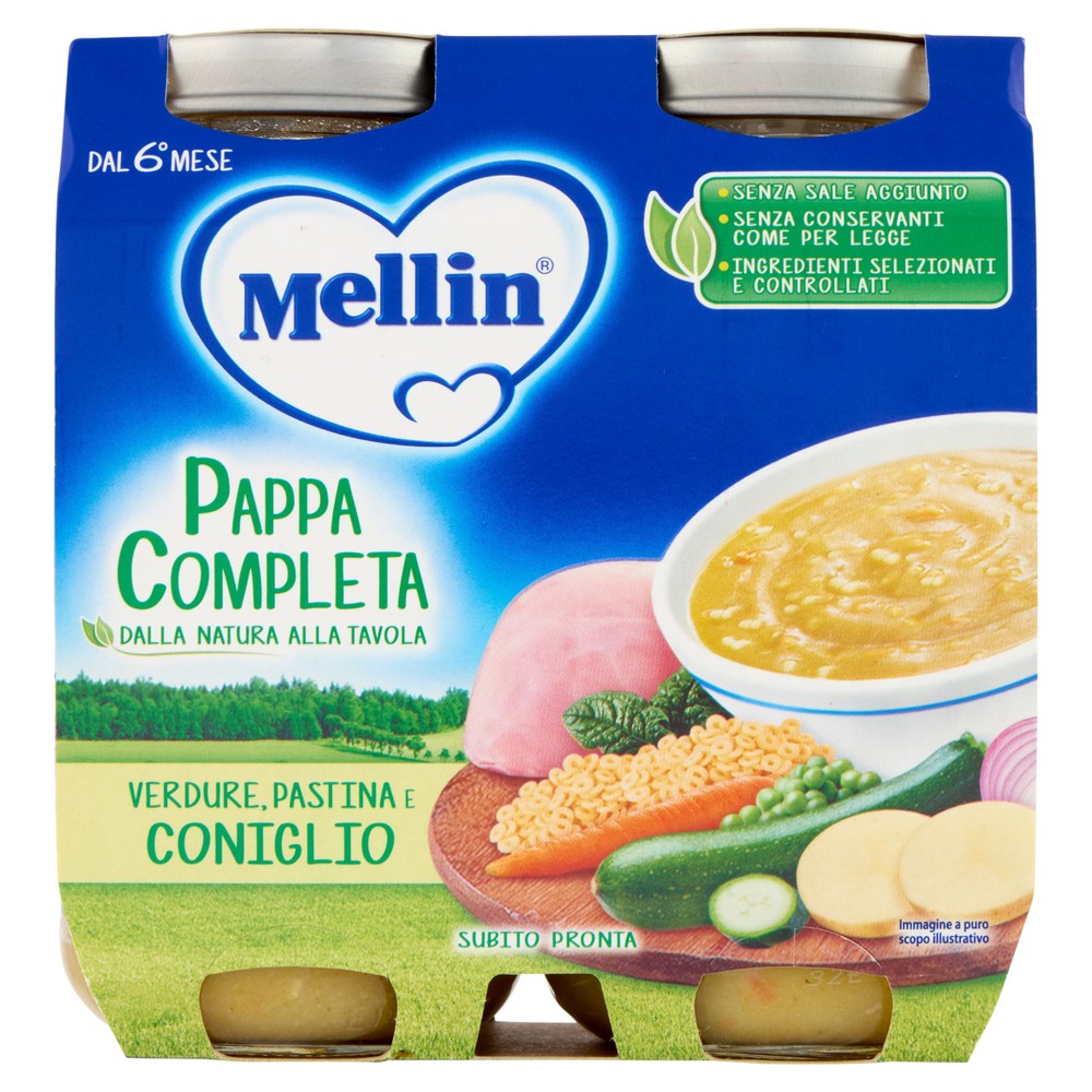 Pappa Completa Al Coniglio Mellin - Foto 1