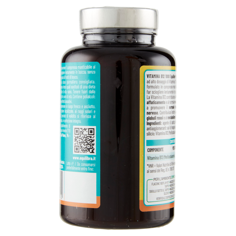 Equilibra Vitamina B12 1000 180 Compresse Masticabili 72 G - Foto 3