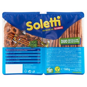 Salatini Duo Pretzels And Salted Sticks Soletti - Foto 1