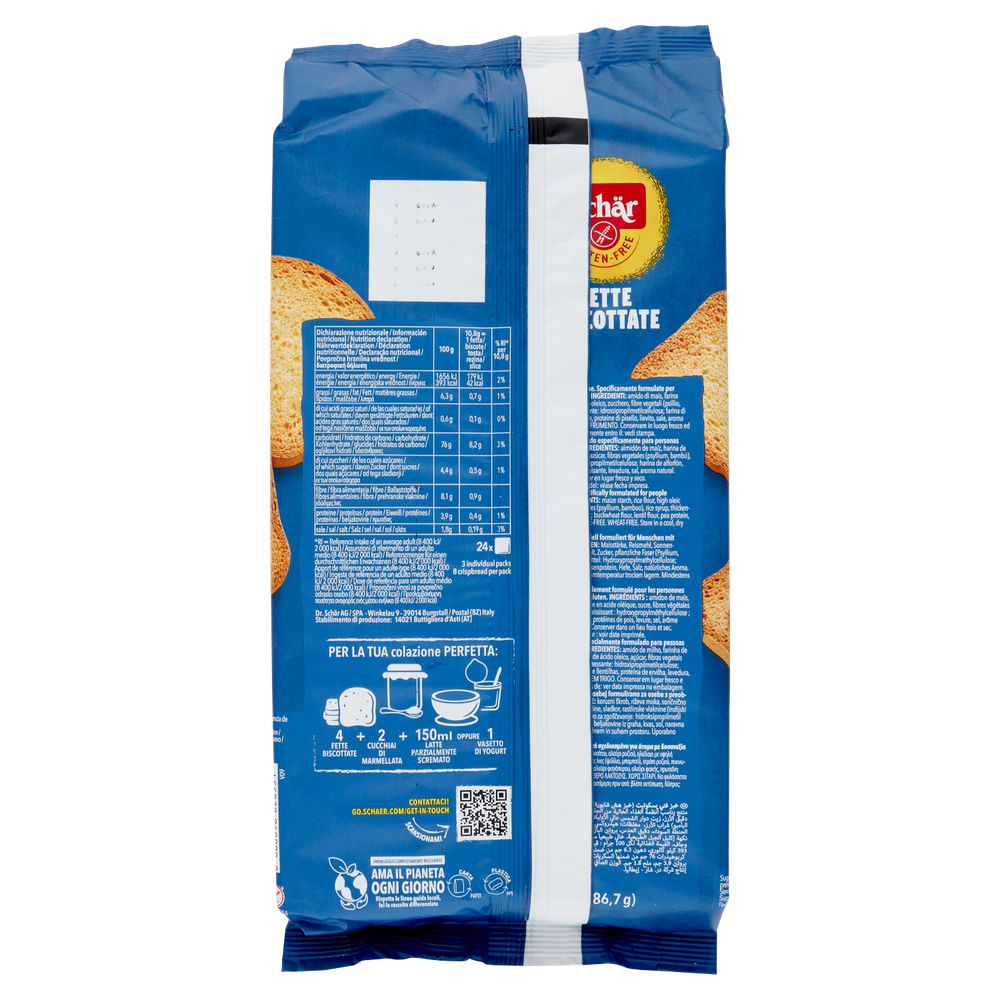 Fette Biscottate Classiche Gluten Free Schar - Foto 3