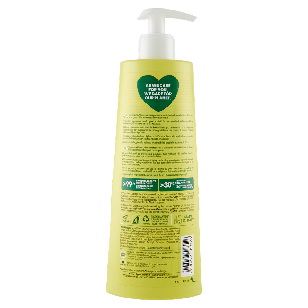 Shampo Uso Frequente Per Tutti I Tipi Di Capelli Alama - Foto 3