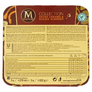 Magnum Caramello Salato&Mandorle Glassate Algida Conf. Da 3 - Foto 3