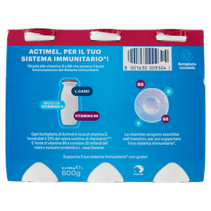 Yogurt Da Bere Ricco Di Vitamine Al Melograno 6x100ml Actimel - Foto 3