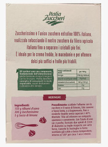 Zucchero Bianco Extrafine 100%italiano