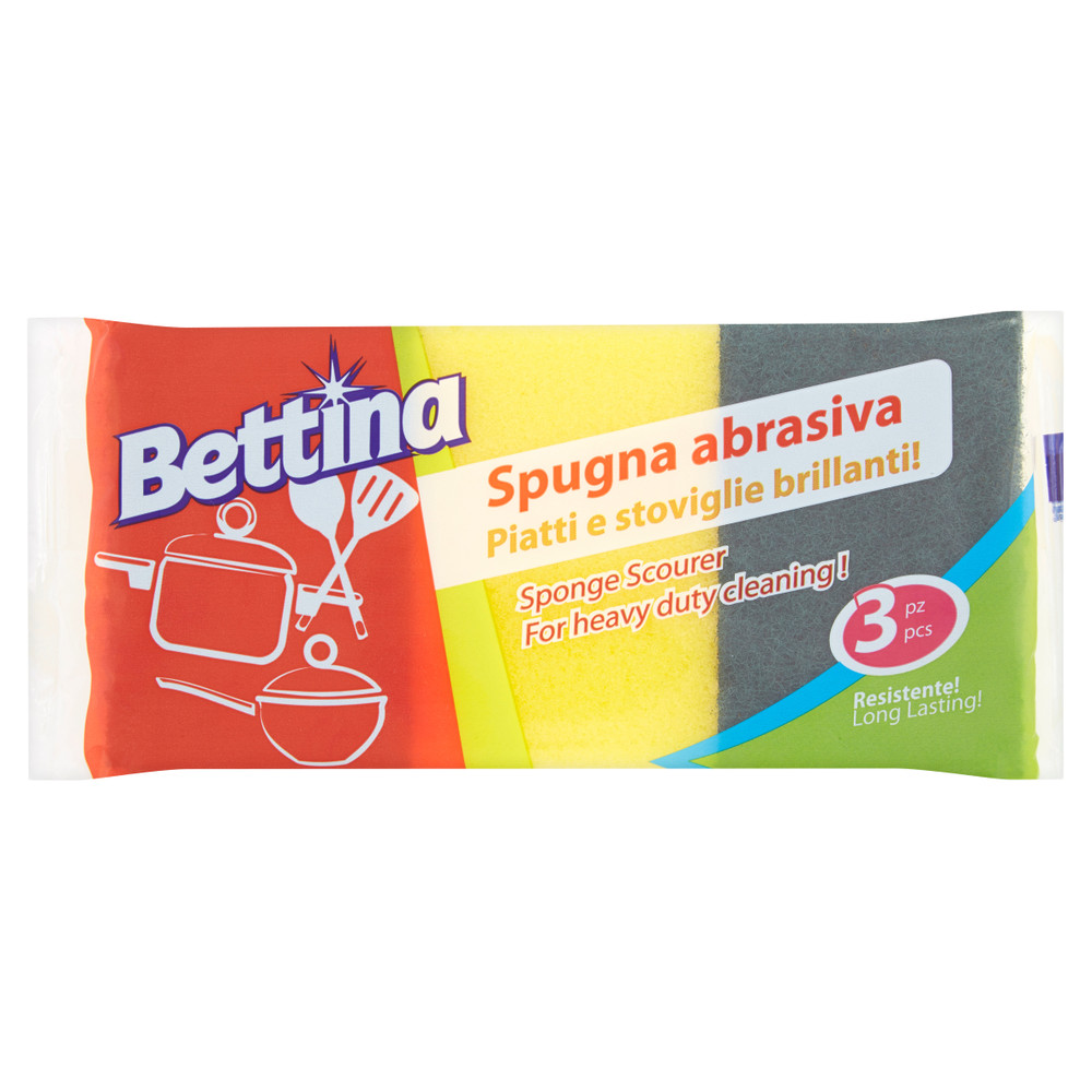 Spugna Abrasiva Sintetica Bettina,Conf. Da Pz.3 - Foto 1