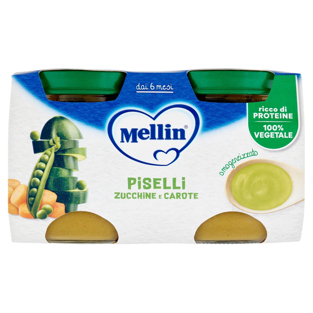 Omogeneizzato Piselli/Carote Mellin - Foto 1