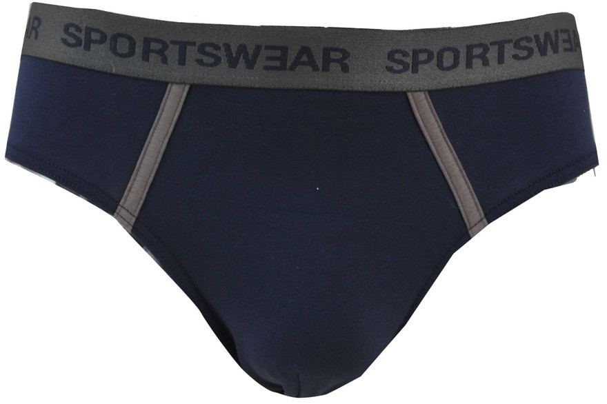 Slip Uomo Elastico Parlato Con Scritta M Blu Delinea - Foto 1