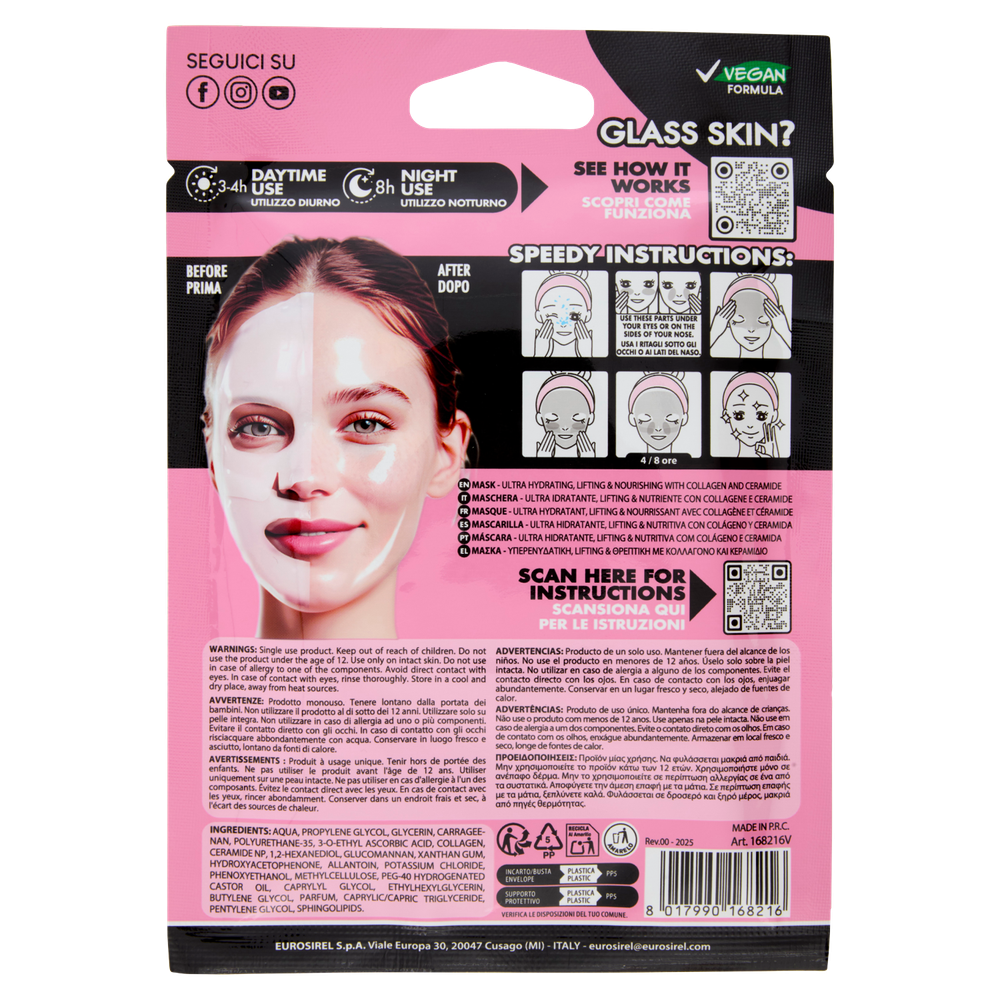 Acty Mask Collagen Boost Mask Glass Skin Effect - Foto 3