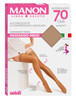 Calze Autoreggenti Donna Tg 3 Caramel 70 Denari Manon