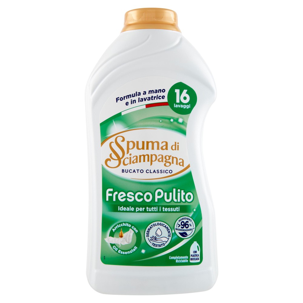 Sapone Liquido Per Bucato A Mano Frescopuro Spuma Di Sciampagna - Foto 1