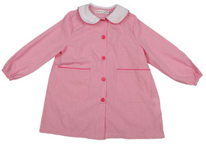 Grembiule Asilo Bambina 4 Anni Vichy Rosa - Foto 1