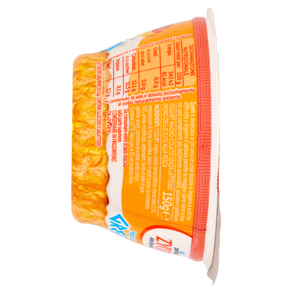 Yogurt Alla Greca Zero Grassi Pesca Alta Digeribilità Senza Lattosio - Foto 2
