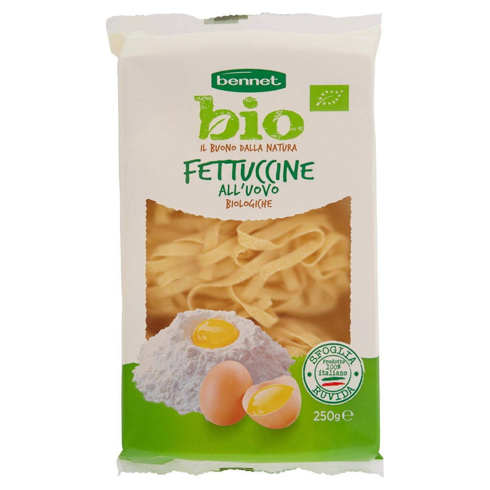 Pasta Fettuccine All'uovo Biologiche Bennet Bio - Foto 1