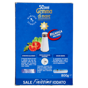 Sale Finissimo Iodato Ricarica Saliere Gemma Di Mare - Foto 3