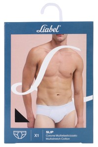 Slip Uomo Cool Cotone Multielasticizzato 4 Nero Liabel - Foto 2