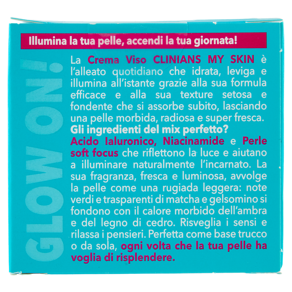 Clinians My Skin Crema Viso Idratante Illuminante Acido Ialuronico - Foto 3