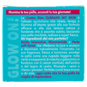 Clinians My Skin Crema Viso Idratante Illuminante Acido Ialuronico - Foto 3