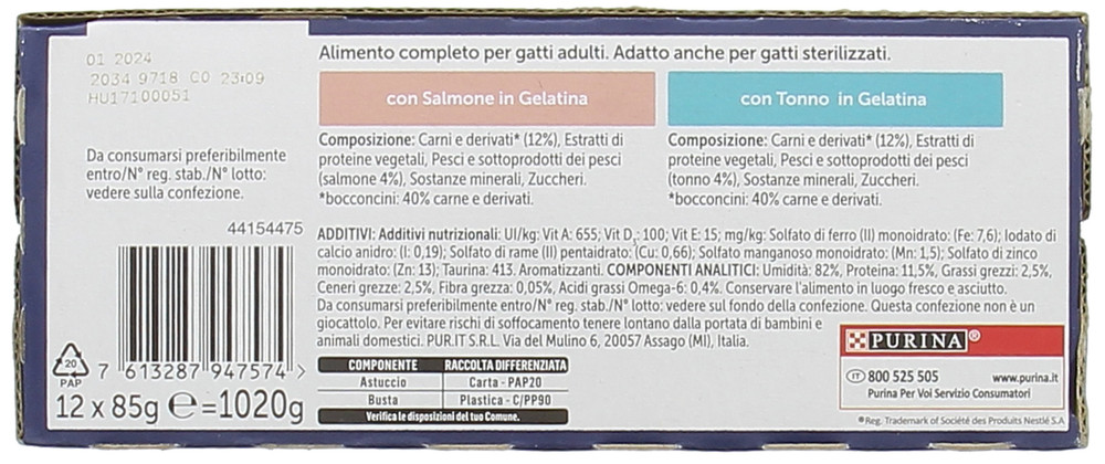 Alimento Umido Gatti Felix Le Ghiottonerie Selezioni Con Pesci - Foto 2