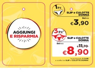 Slip Donna M Bianco Delinea - Foto 2