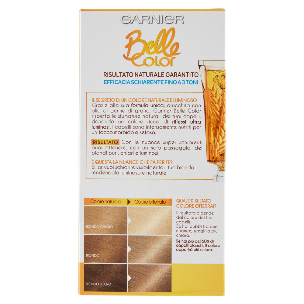 Linea Colorazione Per Capelli Belle Color Biondo Chiarissimo Naturale S - Foto 3