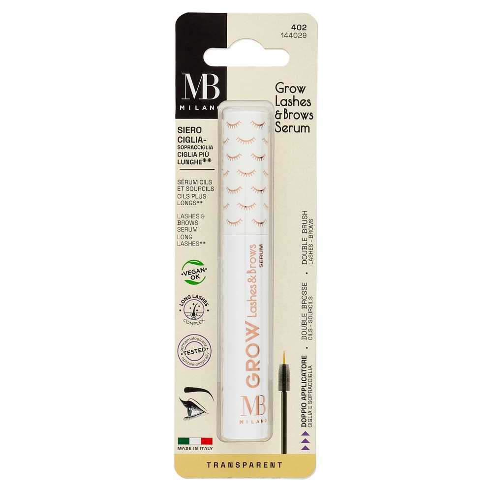 Siero Ciglia - Sopracciglia Transparent  9ml Mb Milano - Foto 1