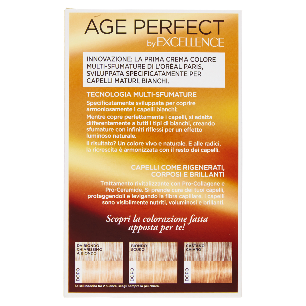 Colorazione Per Capelli 8.32 Biondo Chiaro Perla Age Perfect Excellenc