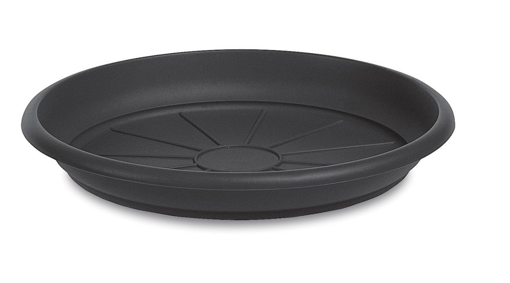 Sottovaso Diametro 24 Cm Colore Antracite Stefanplast - Foto 1