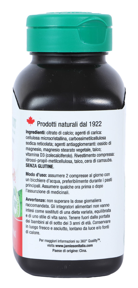 Jamieson Calcio Citrato+vitamine D3 Compresse - Foto 2