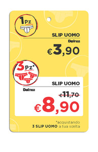 Slip Uomo Pence Intera 5 Bianco Delinea