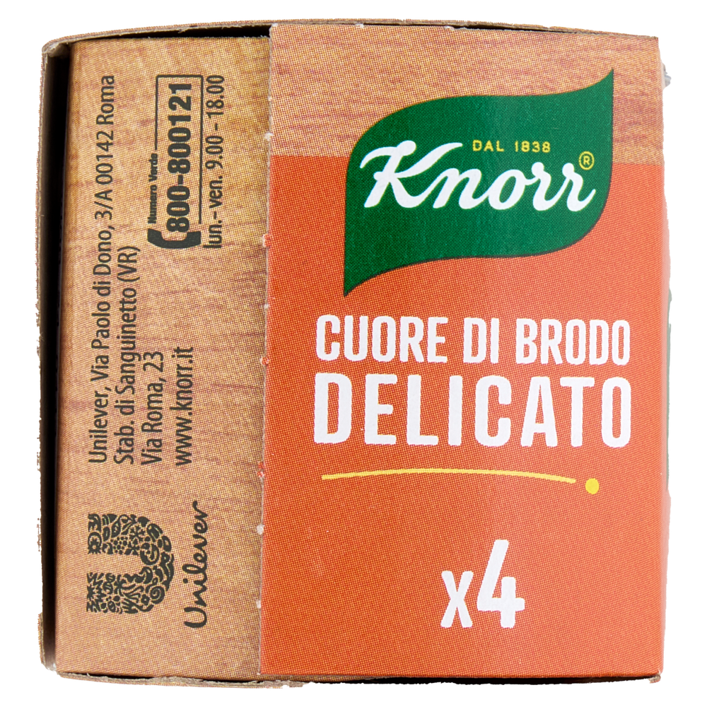 Cuore Di Brodo Delicato Senza Glutammato 4x28g Knorr - Foto 2