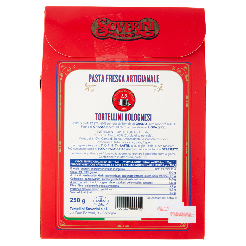 Tortellini Bolognesi Soverini - Foto 3