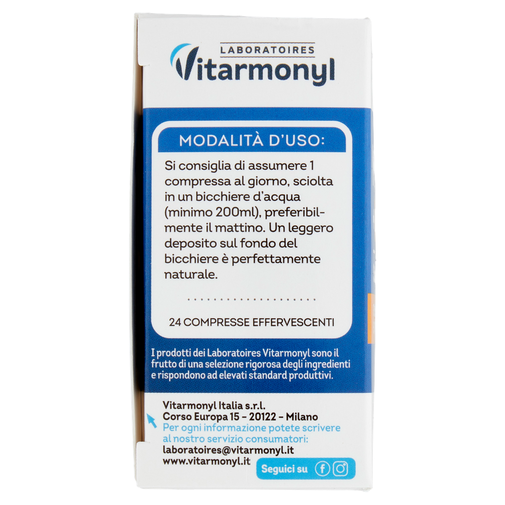 Magnesio+vitamine B1,B2,B6 Vitarmonyl 24 Compresse - Foto 2
