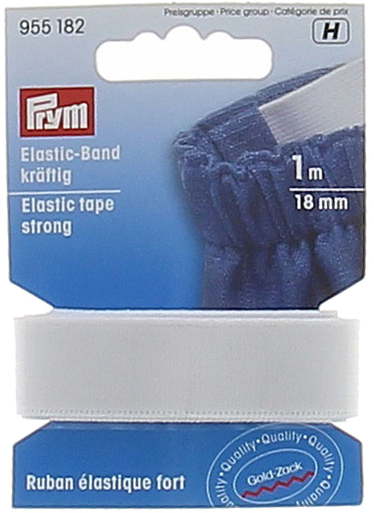 Elastico Liscio Bianco Mm.18 X Mt.1 Prym - Foto 1