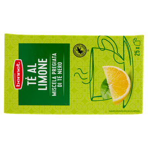 Tè Nero Al Limone Aromatico E Fresco In Filtri 25x1,7g Bennet - Foto 3