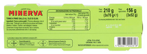 Tonno Yellowfin In Olio Di Oliva 210 Gr (3 X 70 Gr) Minerva - Foto 3