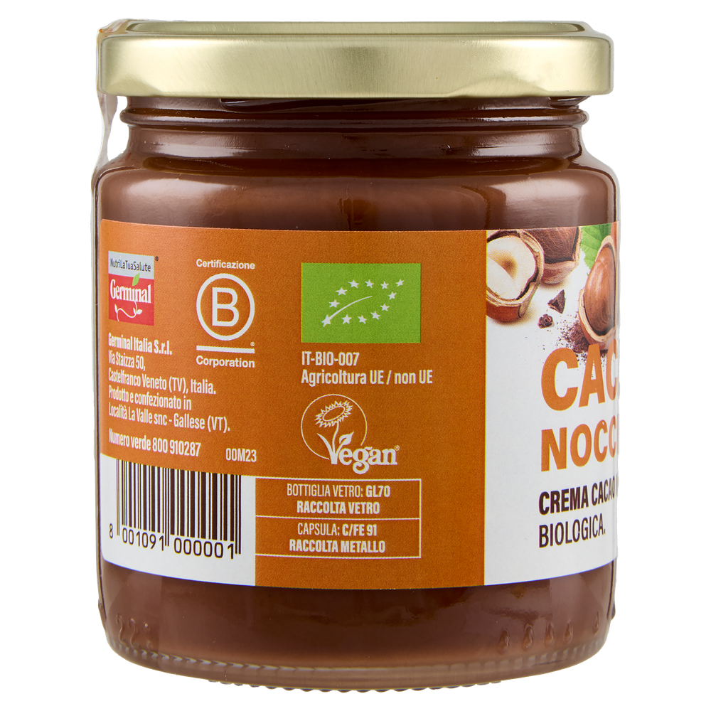 Crema Cacao E Nocciole Germinal