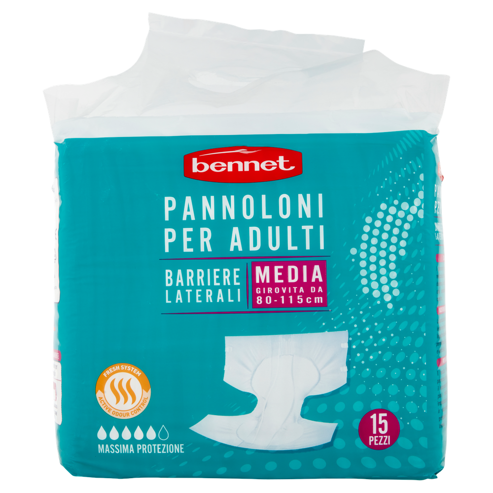Pannoloni Adulti Bennet Taglia Media - Foto 3