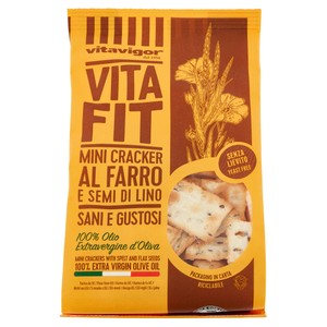 Vitafit Cracker Farro E Semi Di Lino Vitavigor - Foto 1