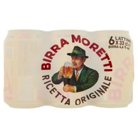 Birra Moretti 6 Lattine Da Cl . 33 Birra Moretti 6 Lattine Da Cl . 33
