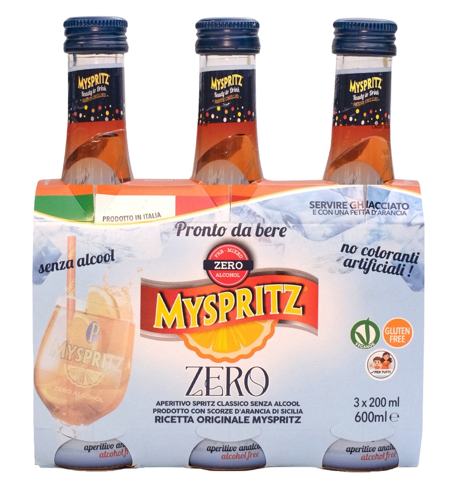 Aperitivo Analcolico Alcohol Free - Cluster Zero 20x3 Myspritz - Foto 2