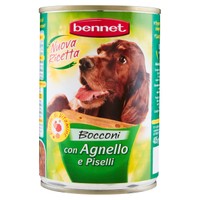 Alimento Umido Per Cane Bocconcini Agnello E Verdure Bennet Alimento Umido Per Cane Bocconcini Agnello E Verdure Bennet