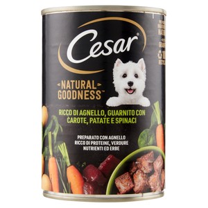 Cesar Natural Goodness Cibo Umido Per Cani Con Agnello E Verdure