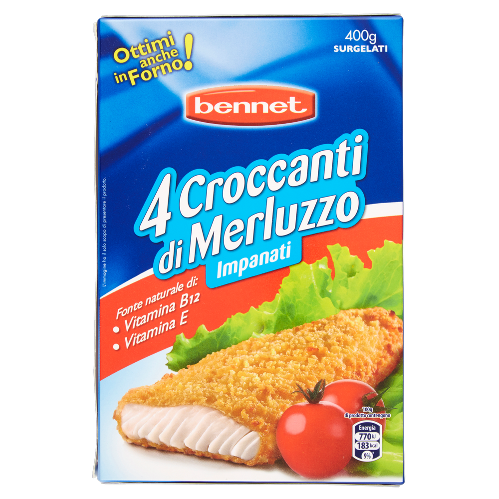 4 Croccanti Merluzzo Surgelati Bennet - Foto 3