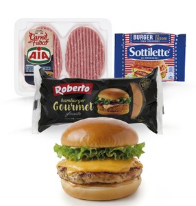 Hamburger di Tacchino X 2 con Cheddar - Foto 1
