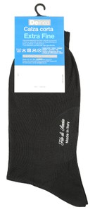 Calze Corte Uomo 44/46 Antracite Maglia Liscia Delinea - Foto 2