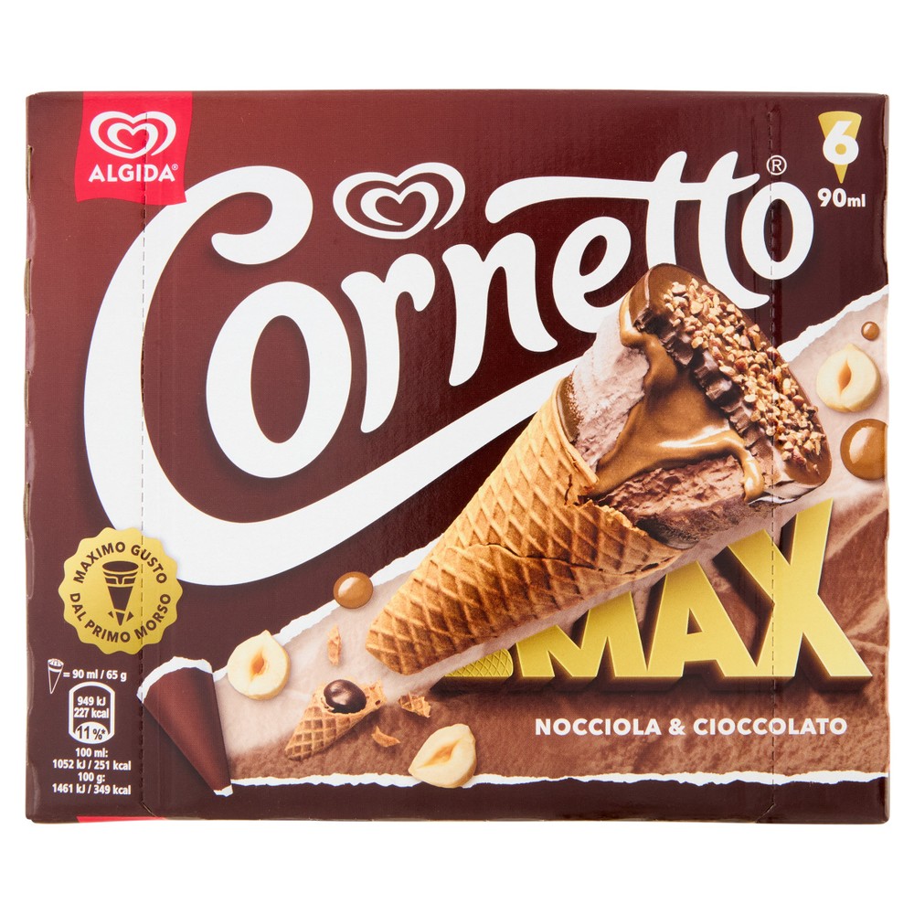 6 Cornetto Max Nocciole - Foto 1