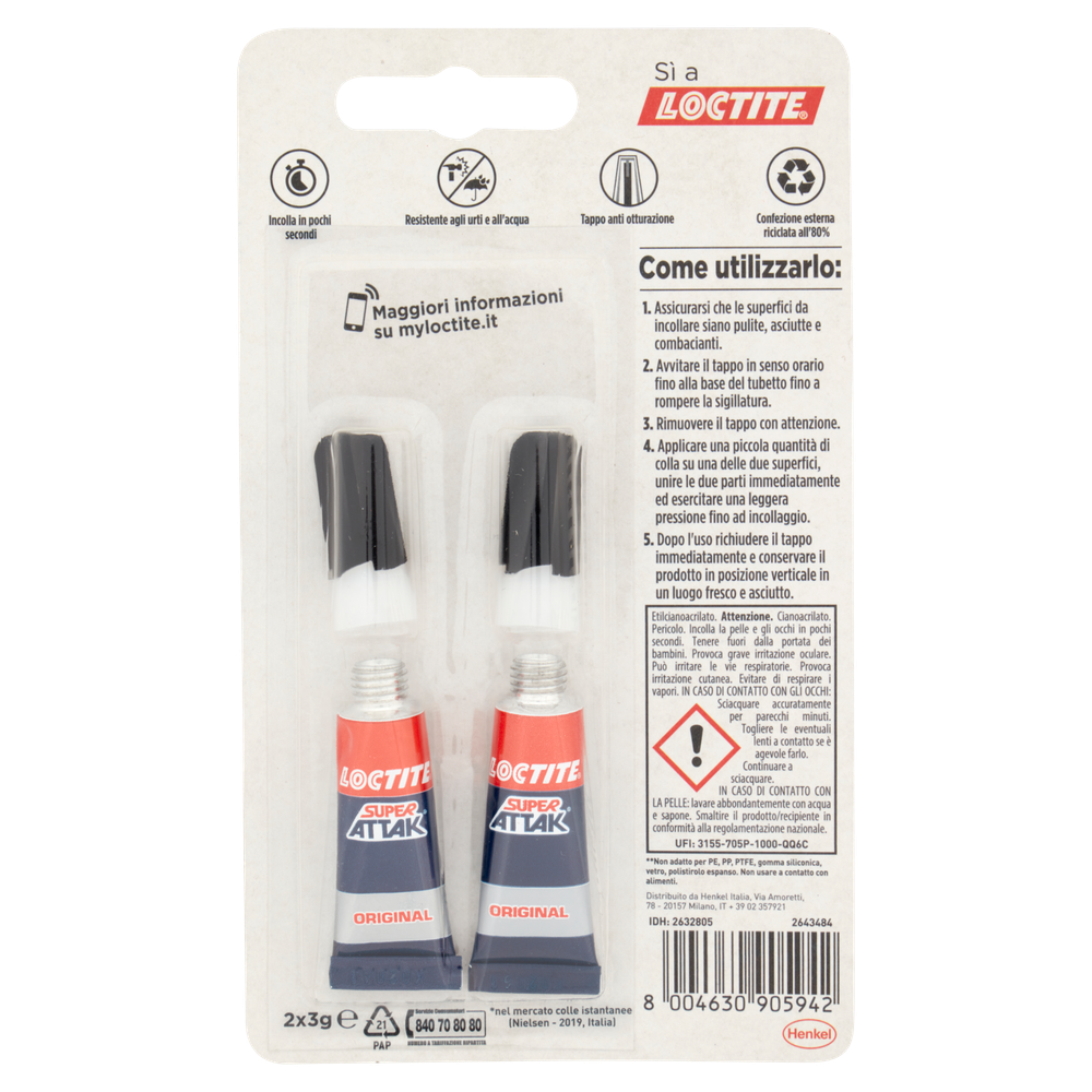 Super Attak Bipack 3+3 Gr Loctite - Foto 3
