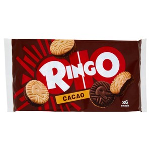 Biscotti Farciti Con Crema Al Cacao 6x55g Ringo - Foto 1